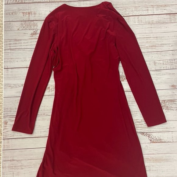 Laundry by Shelli Segal Red Wrap Dress - Picture 5 of 5